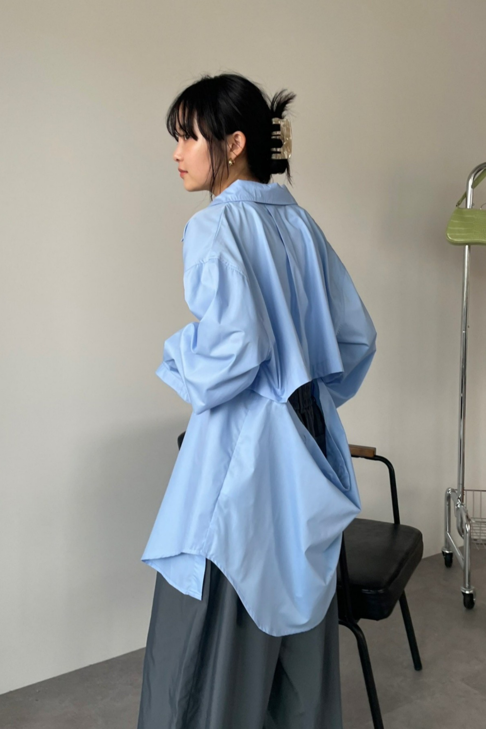 Oversized 2way shirt