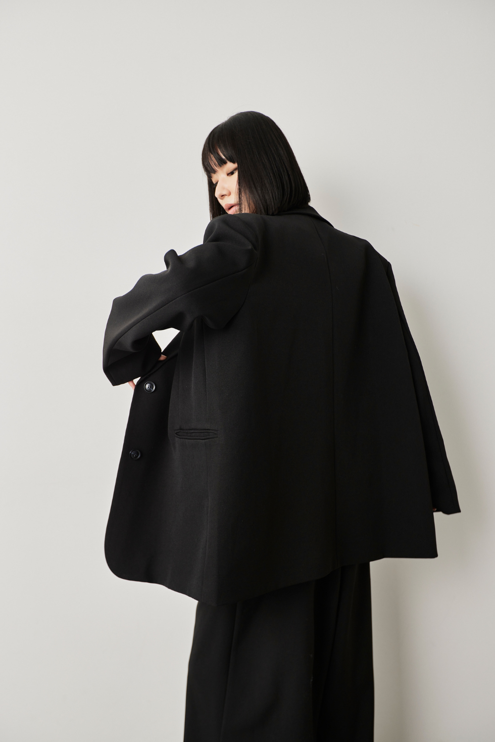 Single-breasted tailored jacket