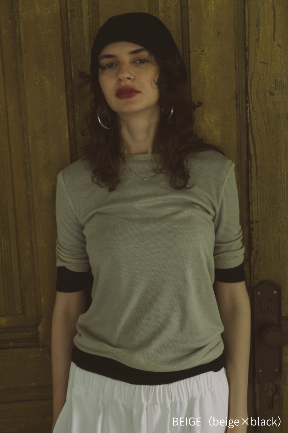 2Pack sheer half-sleeve tee