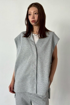 Snap wide vest