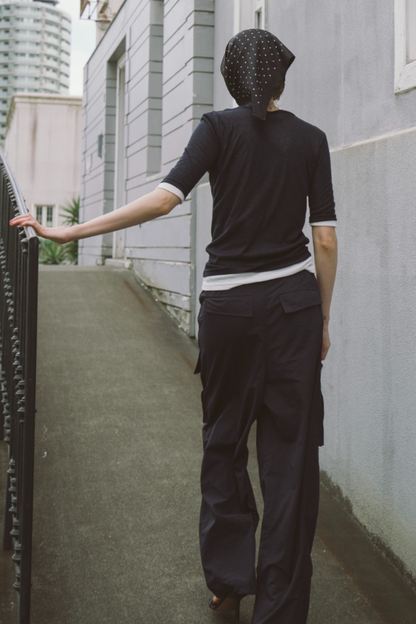 2Pack sheer half-sleeve tee