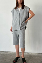 Snap wide vest