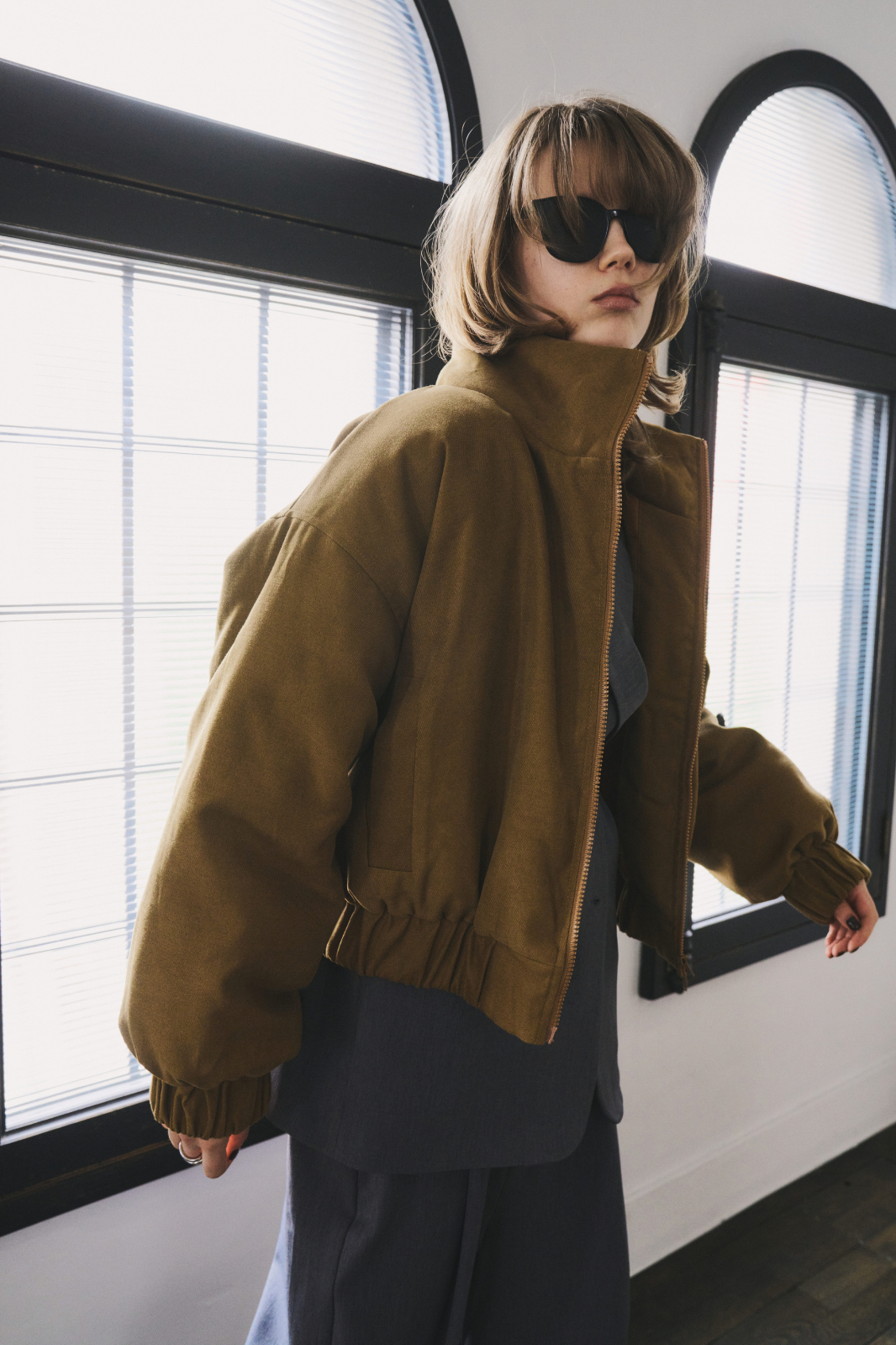 Short padding blouson
