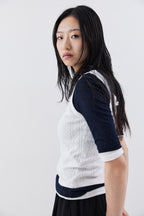 Eyelet tank top