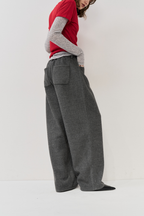 Brushed jersey pants