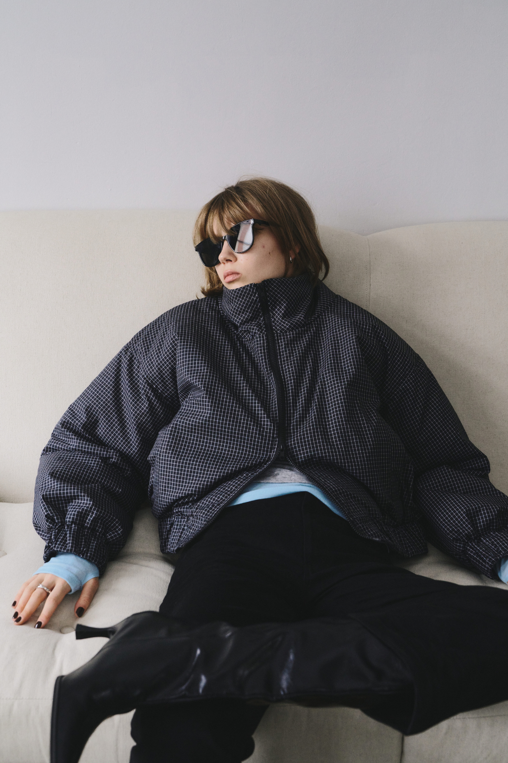 Short padding blouson