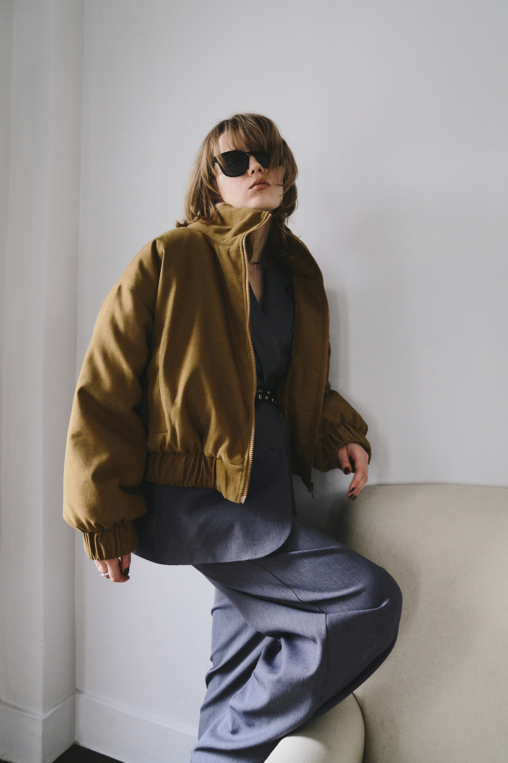 Short padding blouson