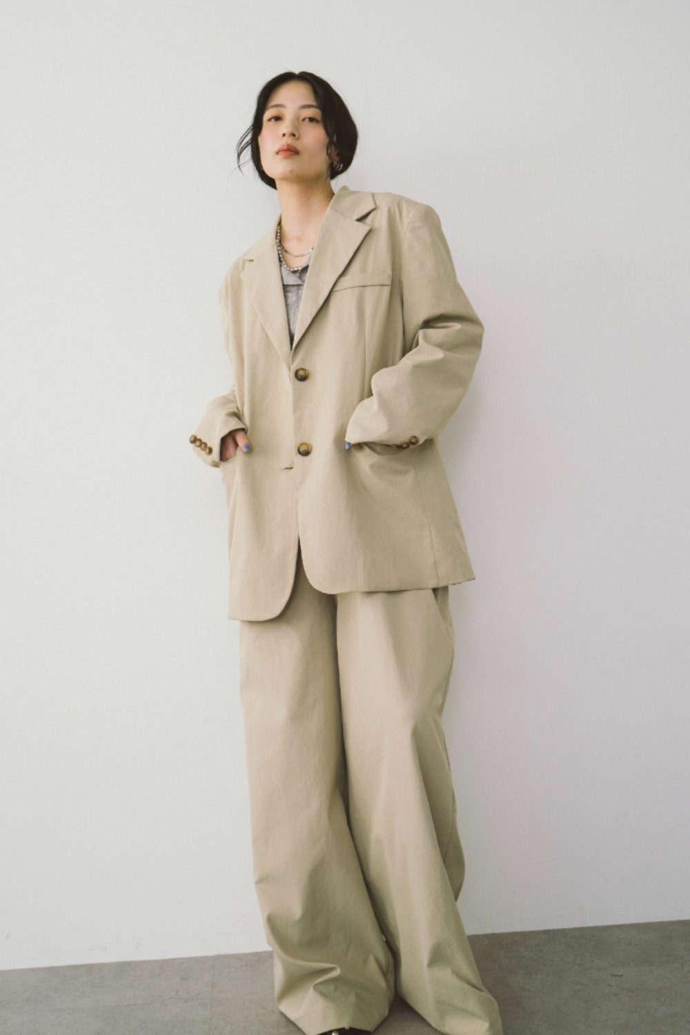 Oversize tailored jacket