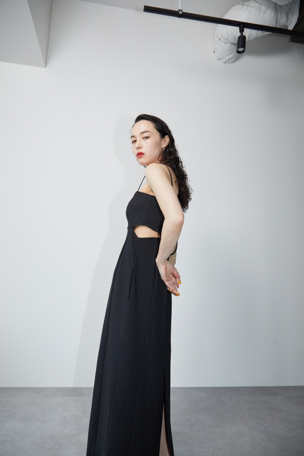 Side slit cami dress