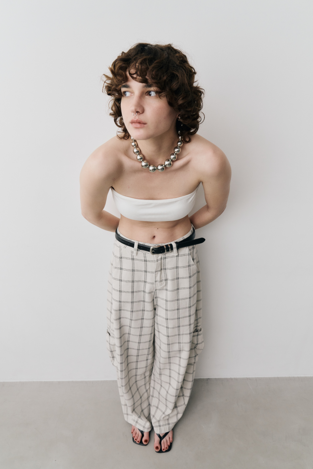 Backstrap tube top bra