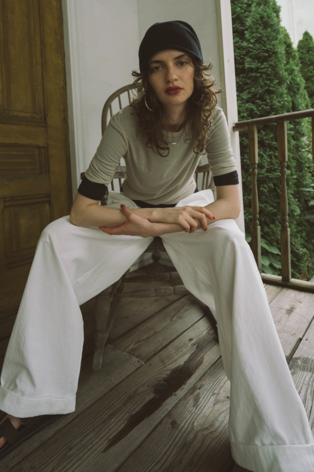 2Pack sheer half-sleeve tee