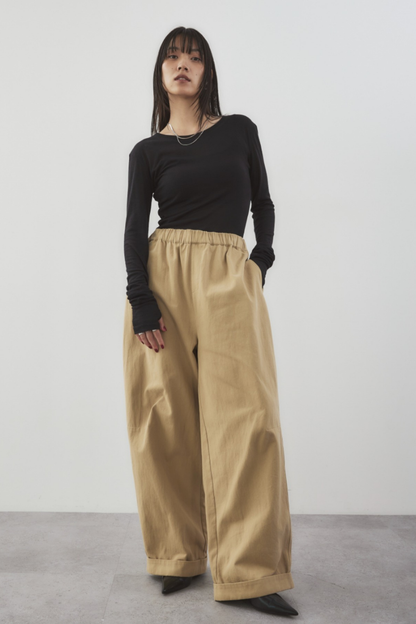 Sheer long sleeve tee