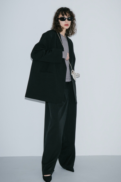 2-tuck wide pants