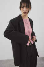 Sheer rib cardigan