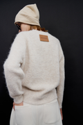 【 preorder 】 Soft hairy knit pullover