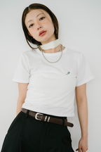 【Collaboration】Mini heart embroidery tee