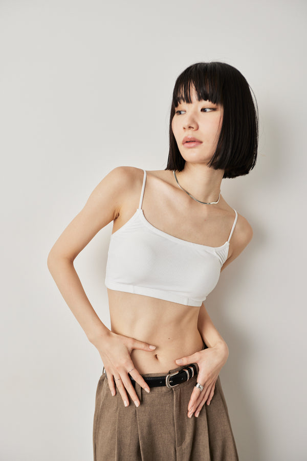 Back lace-up bra top