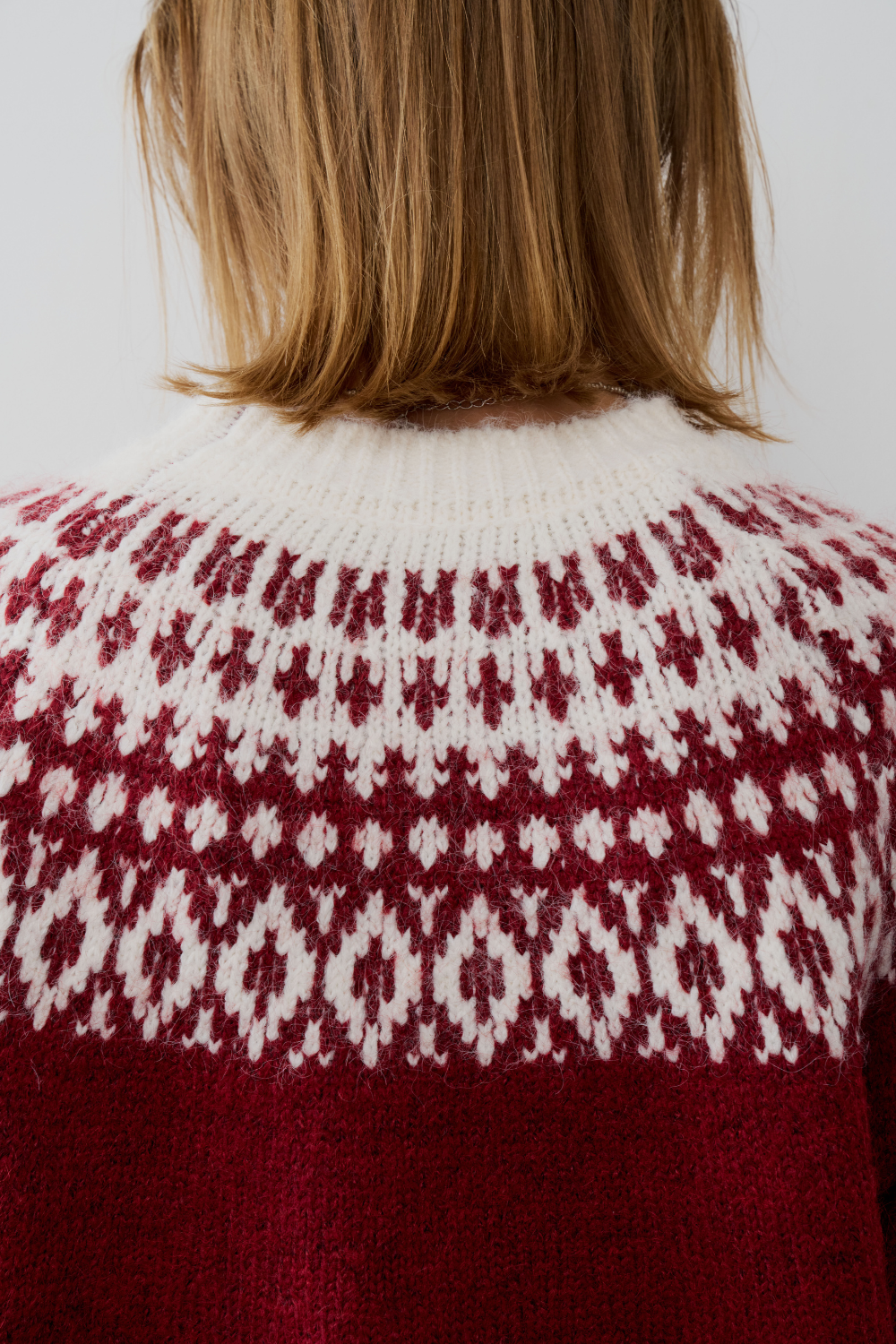 【 preorder 】 Fair isle knit pullover