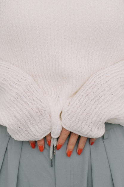 Loose knit pullover