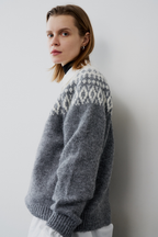 【 preorder 】 Fair isle knit pullover