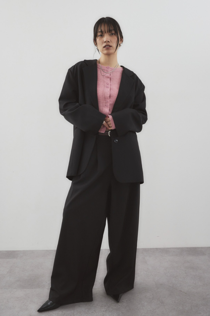 2-tuck wide pants