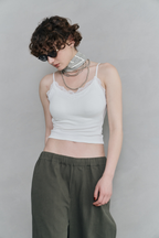 Cup in lace camisole