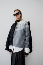 【 preorder 】 Fair isle knit pullover