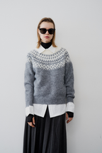 【 preorder 】 Fair isle knit pullover