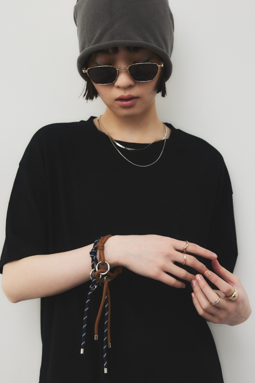 Double cord bracelet