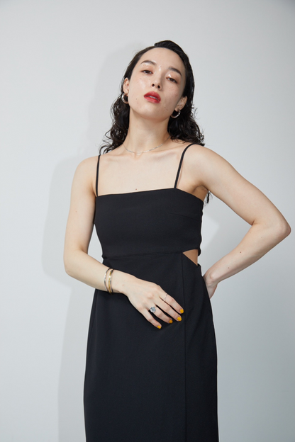Side slit cami dress