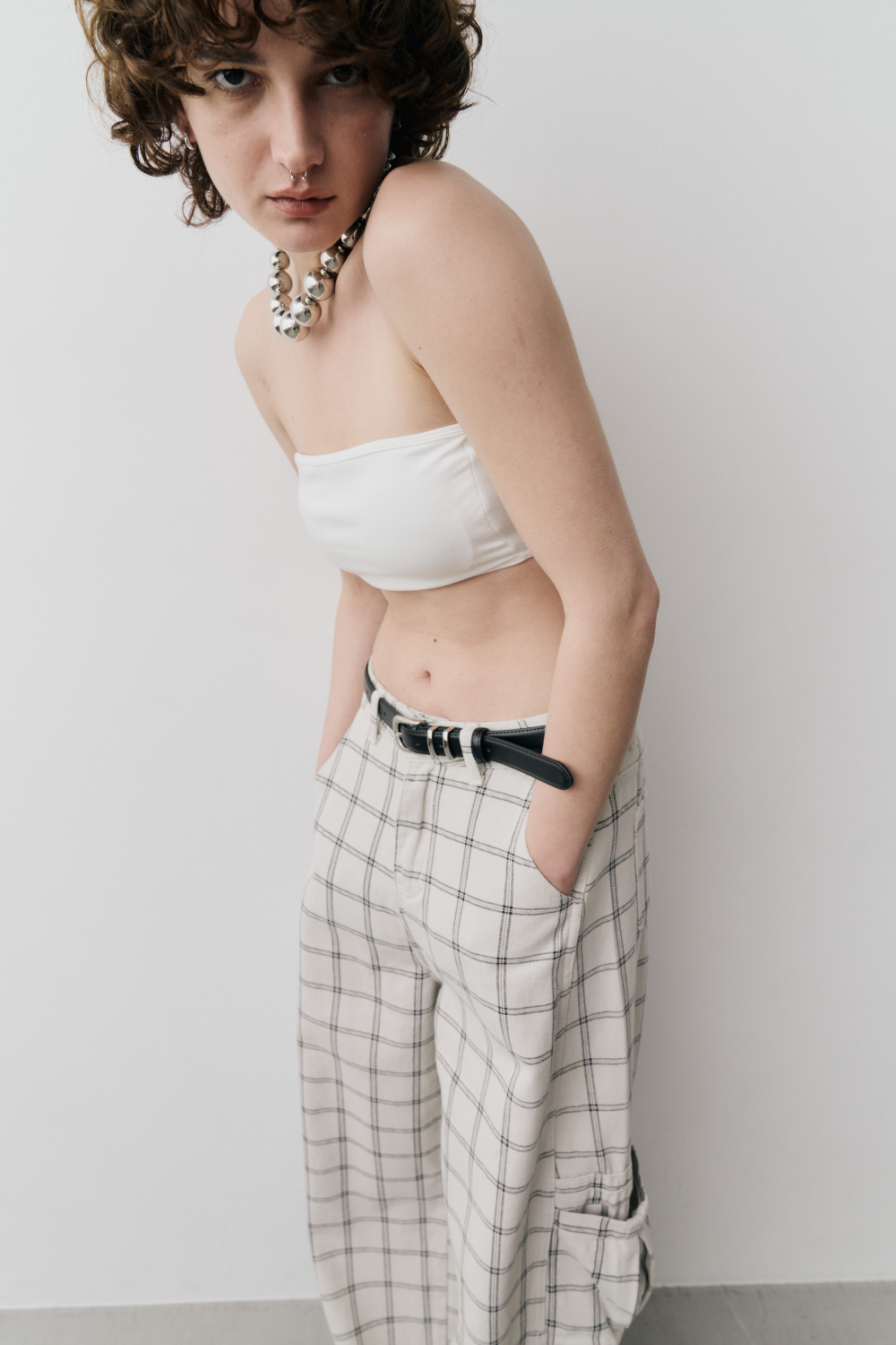 Backstrap tube top bra