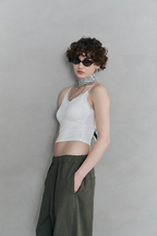 Cup in lace camisole