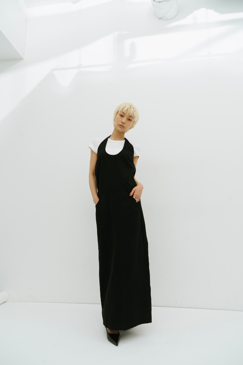 Halter neck jumper skirt