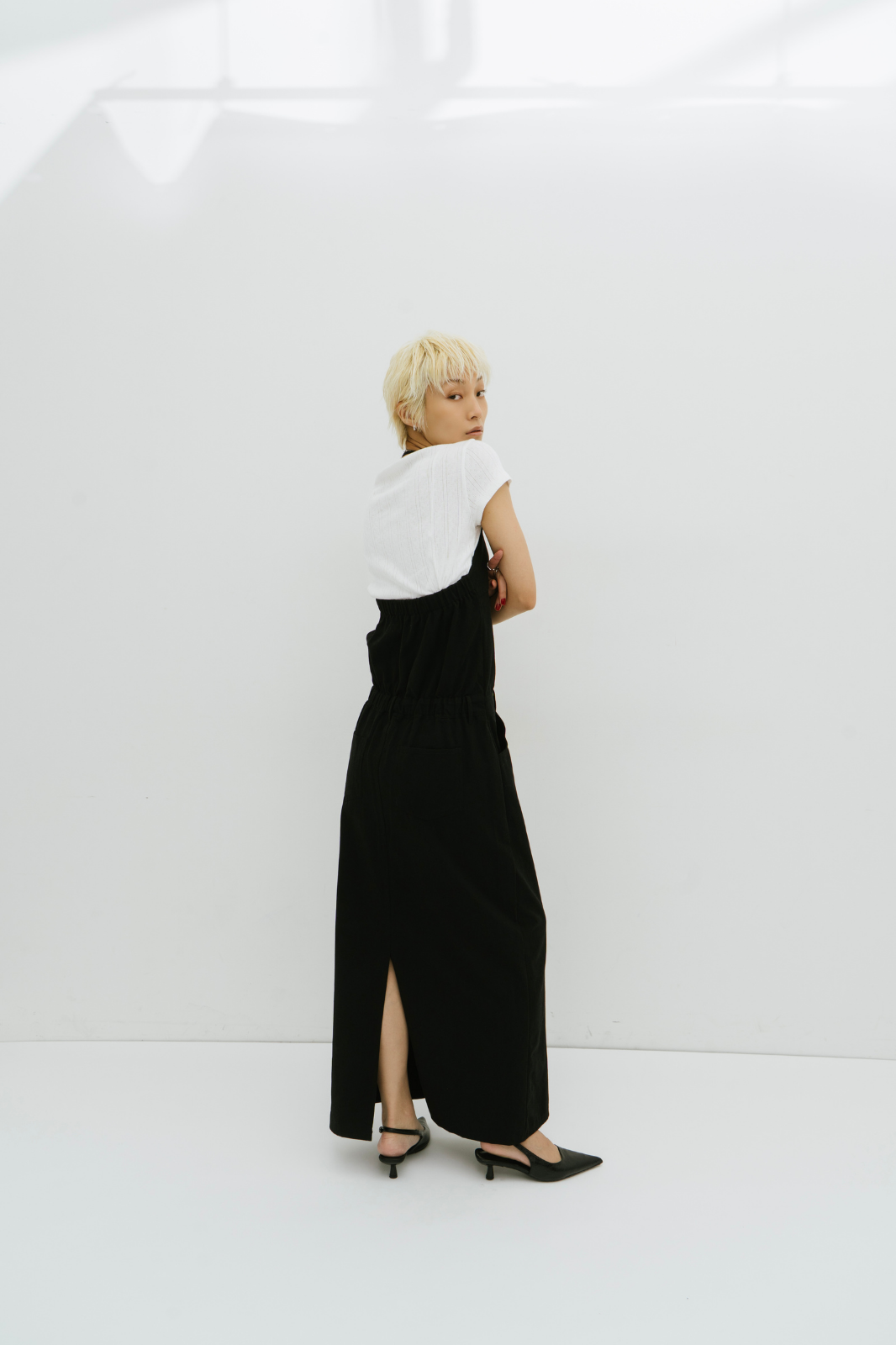 Halter neck jumper skirt