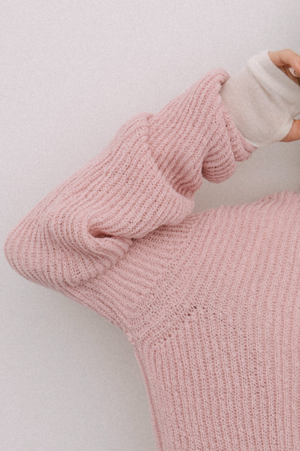 Loose knit pullover