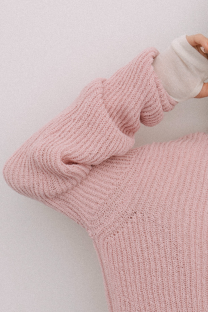 Loose knit pullover