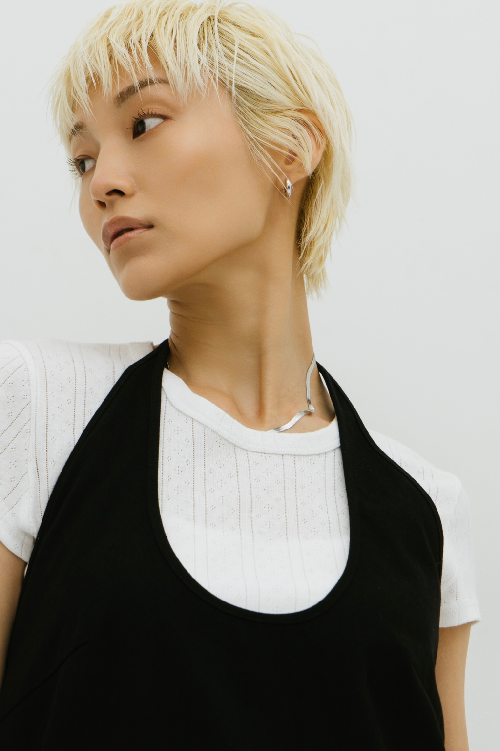 Halter neck jumper skirt