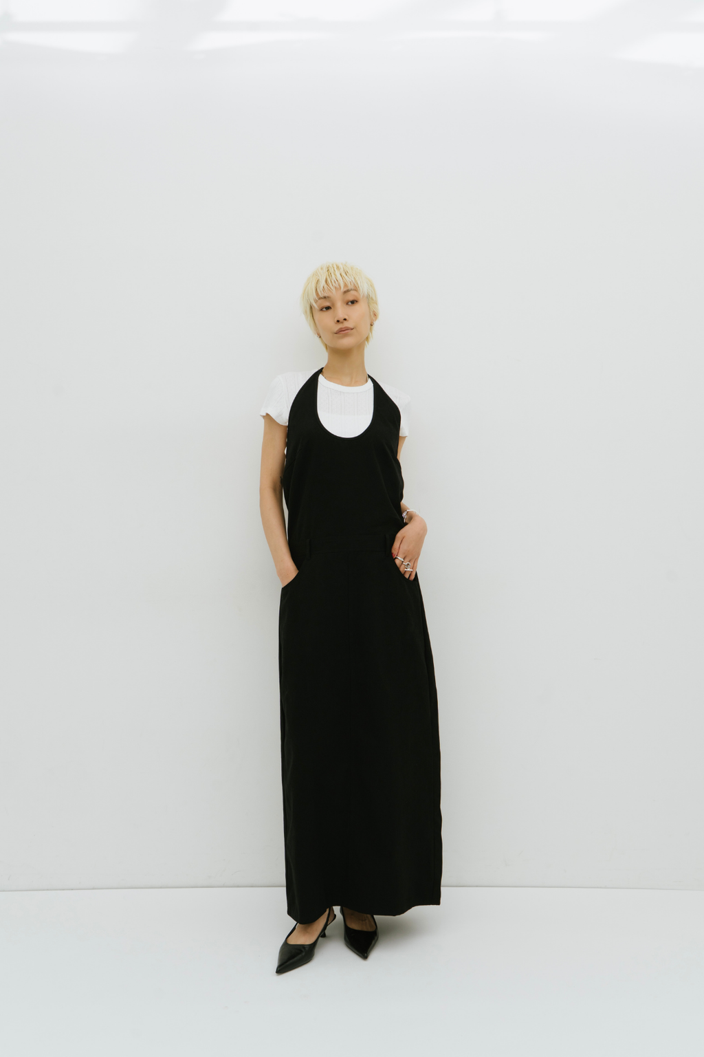 Halter neck jumper skirt
