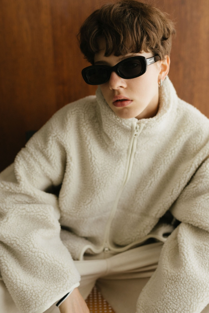 【予約】Stand collar boa blouson