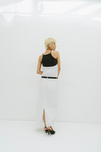 Halter neck jumper skirt