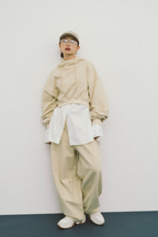 【Collaboration】Wide silhouette sweatpants