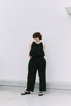 Sheer gathered pants