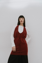 Halter neck knit tops