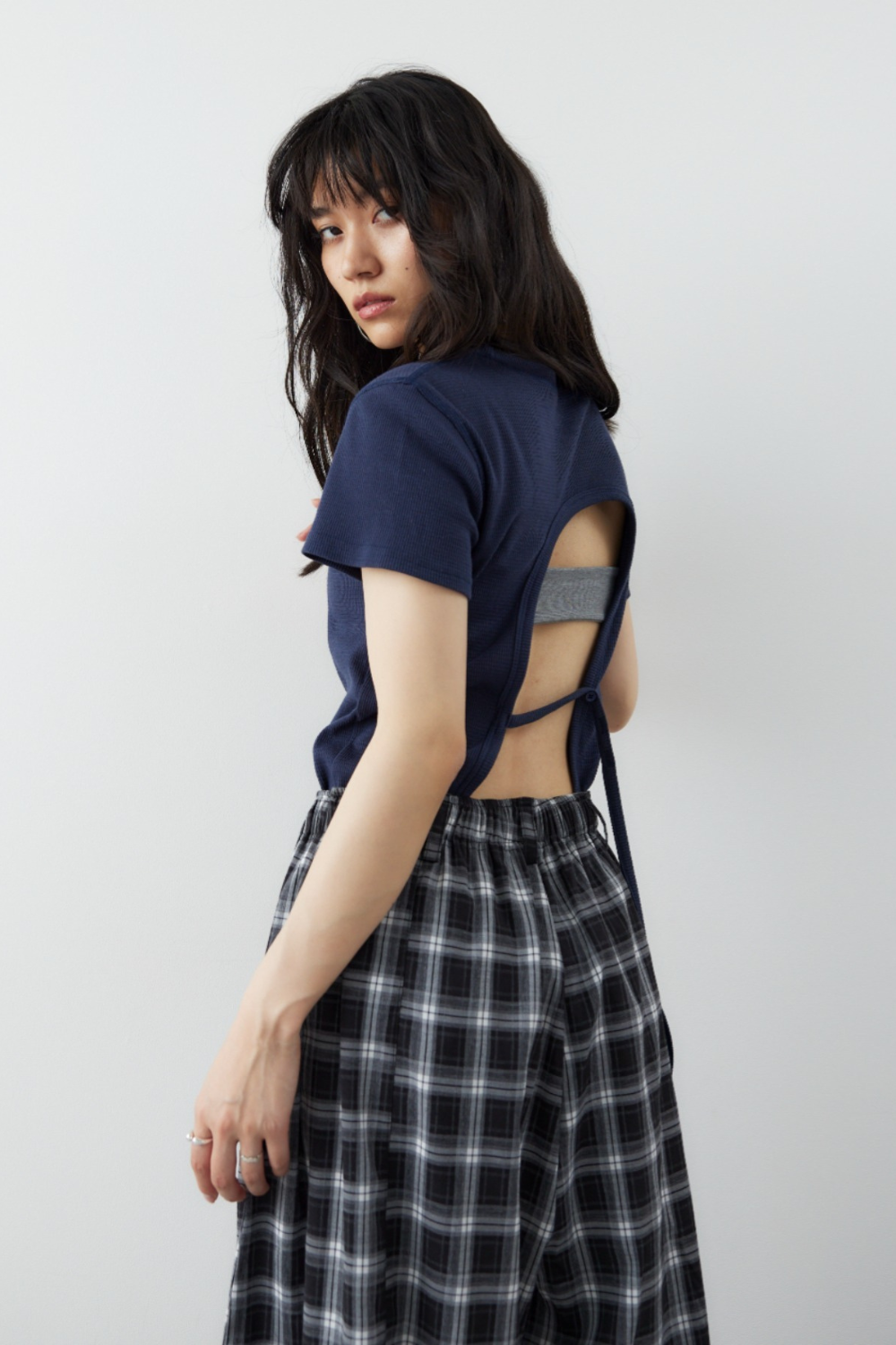 Back open thermal tee