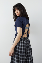 Back open thermal tee