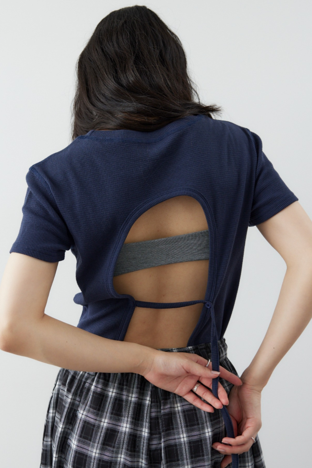 Back open thermal tee