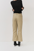 Cropped flared pants