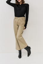 Cropped flared pants