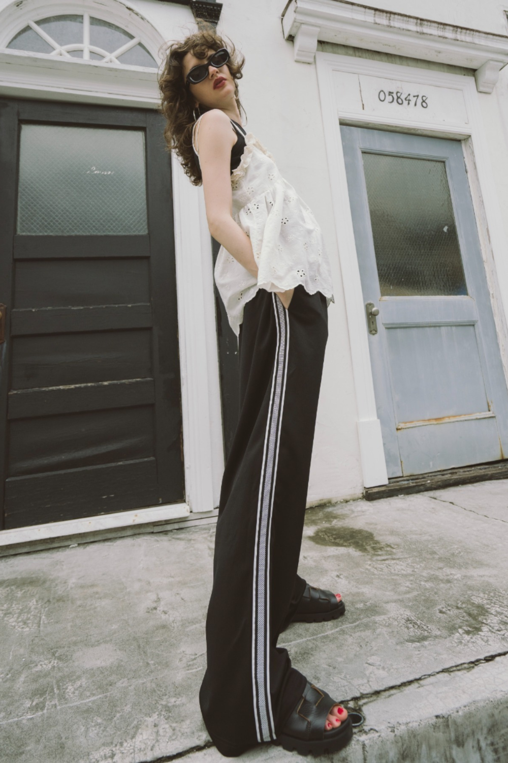 Sideline wide jersey pants