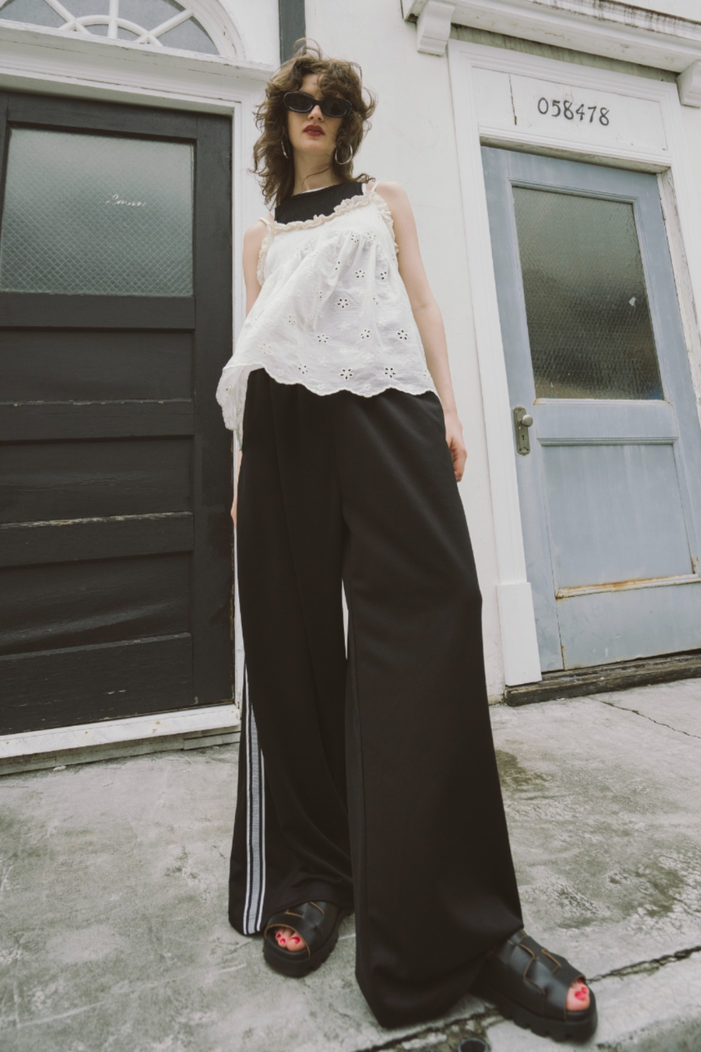 Sideline wide jersey pants